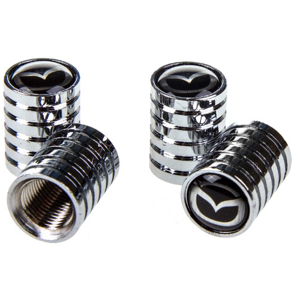 Колпачок на вентиль металл SW c эмблемой Mazda 4 шт