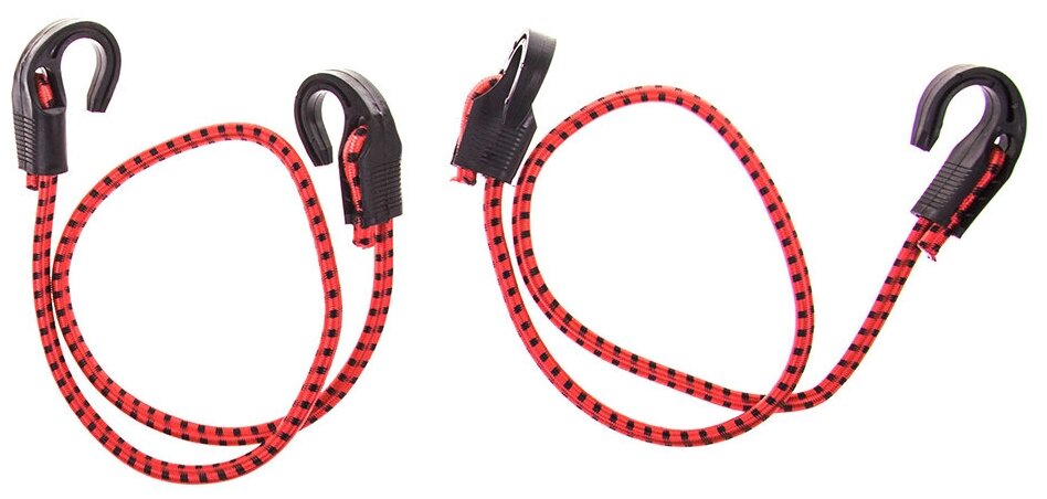 Резинка для крепления багажа 80см*8мм SKYWAY 2шт пласт. Крюк