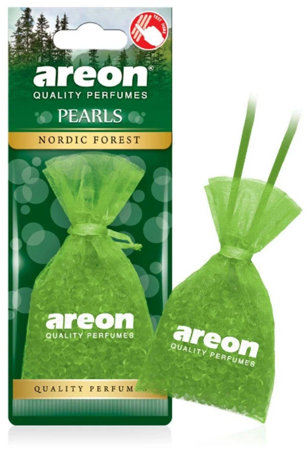 Ароматизатор подвесной AREON PEARLS мешочек 30гр NORDIC FOREST