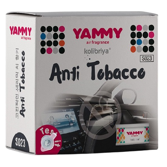 Ароматизатор  YAMMY меловой баночка Anti Tobacco 50г s023